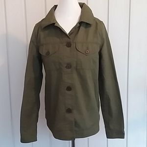 Old Navy Into the Woods Embroidered Shirt Jacket